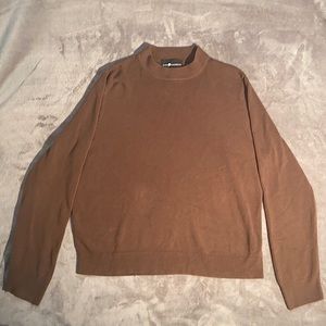 Brown Crew Neck Sweater
